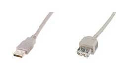 USB Verlängerungskabel - A->A 1,80m
