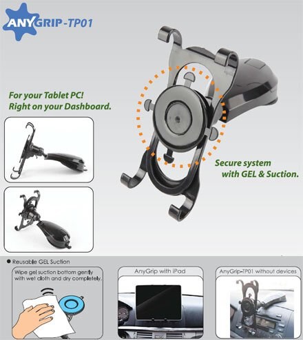 AnyGrip-TP01 (Tablet-/Pad-Saughalter, Heavy-Duty)