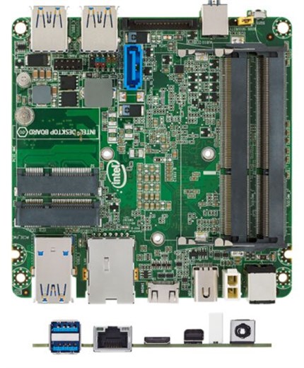 Intel NUC D34010WYB Mainboard (Next Unit of Comput