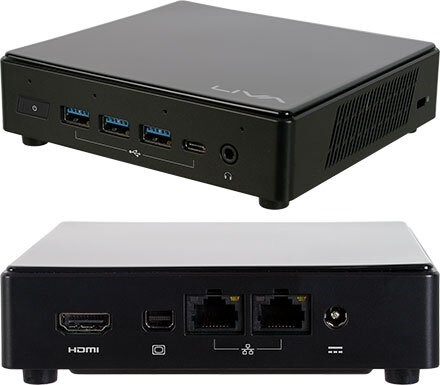 ECS LIVA Z3 Plus MiniPC (Intel i3-10110U, 2x LAN,