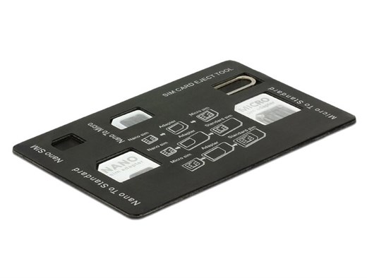 Delock 20650 - Mit diesem SIM Karten Adapter Set v