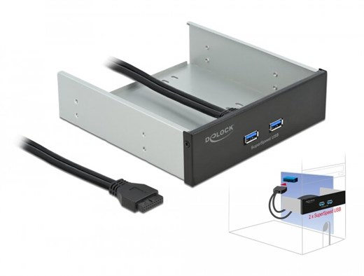 Delock 61005 - Dieses SuperSpeed USB (USB 3.2 Gen