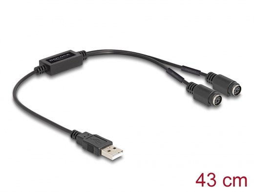 Delock 61061 - Delock USB zu PS/2 Adapter

Besch