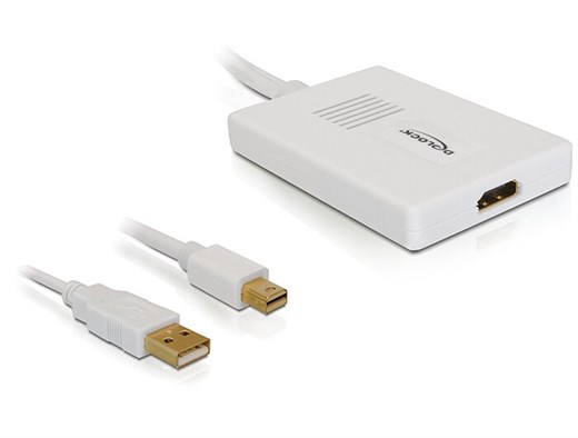 Delock 61755 - Adapter Displayport mini+USB Audio>