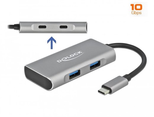 Delock 63260 - Der USB Hub von Delock kann via USB