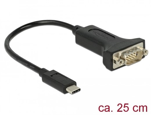 Delock 63908 - Dieser USB Type-C™ zu seriell Adapt