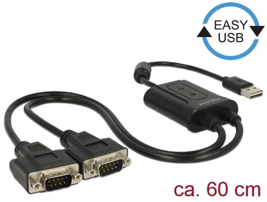 Delock 63950 - Dieser EASY-USB Typ-A zu seriell Ad