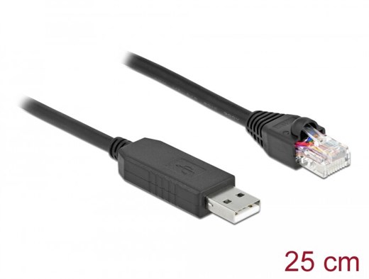Delock 64158 - Dieses USB 2.0 zu RS-232 Kabel von