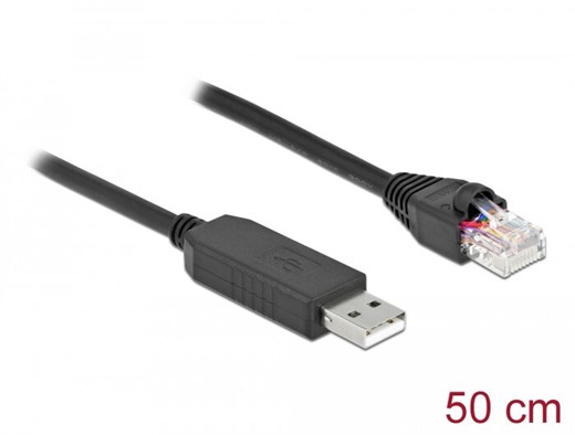 Delock 64159 - Dieses USB 2.0 zu RS-232 Kabel von
