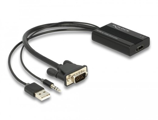 Delock 64172 - Dieser HDMI zu VGA Adapter von Delo