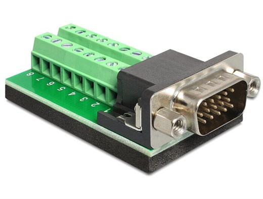 Delock 65424 - Dieser VGA zu Terminalblock Adapter