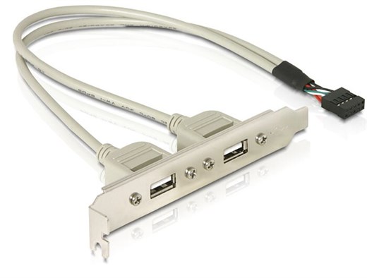Delock 71000 - Das USB Slotblech von Delock, zum E
