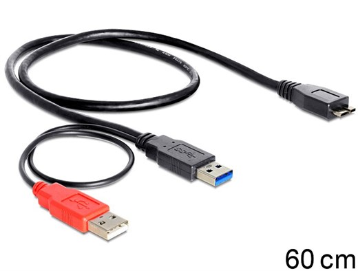 Delock 82909 - Dieses USB 3.0 Y-Kabel von Delock e