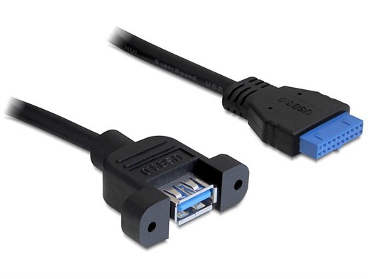 Delock 83118 - Dieses USB 3.0 Pin Header Kabel von