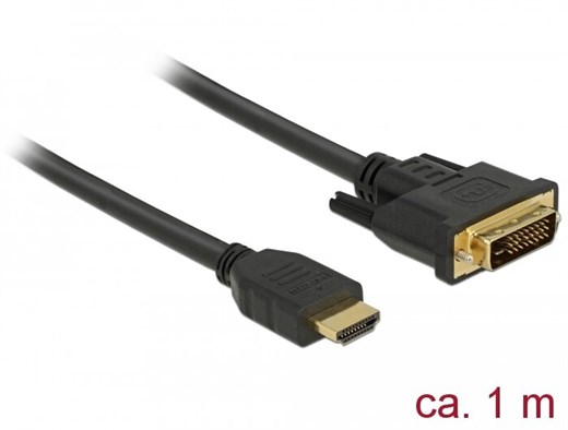 Delock 85652 - Dieses HDMI zu DVI Kabel von Delock