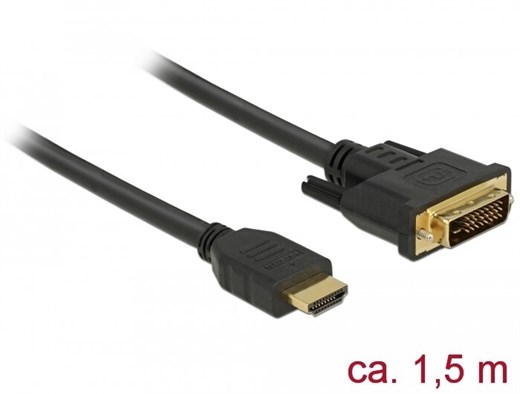 Delock 85653 - Dieses HDMI zu DVI Kabel von Delock