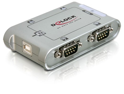 Delock 87414 - Mit dem USB 2.0 zu Seriell Adapter