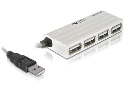 Delock 87445 - Mit dem externen USB Hub erweitern