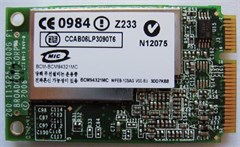 Wireless LAN Mini-PCI Express [Broadcom BCM94321MC