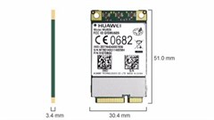 HSPA / UMTS / EDGE Mini-PCIe Modem (Huawei MU609)