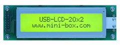 PicoLCD 20x2 (OEM) Programmierbares USB LCD [ REFU