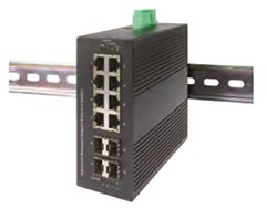 Jetway JDL108GP-4F-M (DIN Rail managed LAN Switch,