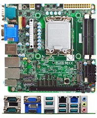 Jetway MI225-Q6700 Mini-ITX (Intel 12./13th Gen. L