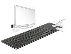Delock 12454 - Diese kabellose Tastatur von Delock