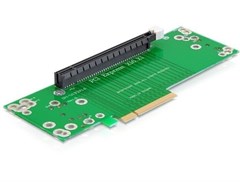 DeLock 41835- PCIe-Riser-Karte x8 > x16 links geri