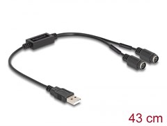 Delock 61061 - Delock USB zu PS/2 AdapterBesch