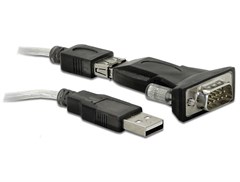 Delock 61425 - Mit dem USB 2.0 zu Seriell Adapter