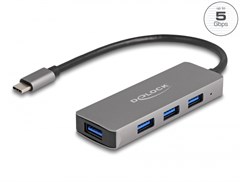 Delock 63173 - Delock 4 Port USB 3.2 Gen 1 Hub mit