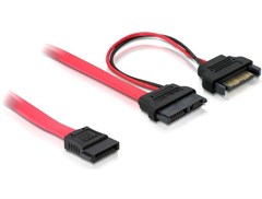 Delock 84418 - Dieses Slim SATA Kabel dient zum An