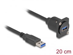 Delock 87967 - Delock D-Typ USB 5 Gbps Kabel Typ-A